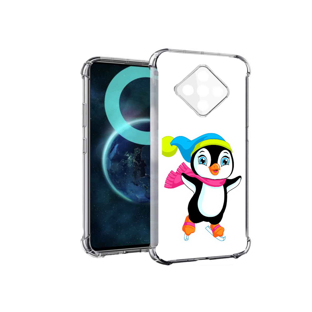 

Чехол MyPads пингвин на коньках для Infinix Zero 8, Прозрачный, Tocco