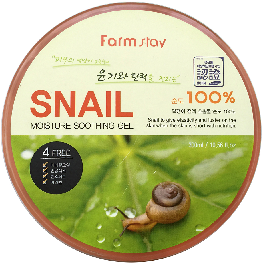 Гель для тела FarmStay MOISTURE SOOTHING GEL SNAIL 300мл 778₽