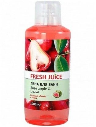 фото Пена для ванн fresh juice rose apple & guava, 1000 мл
