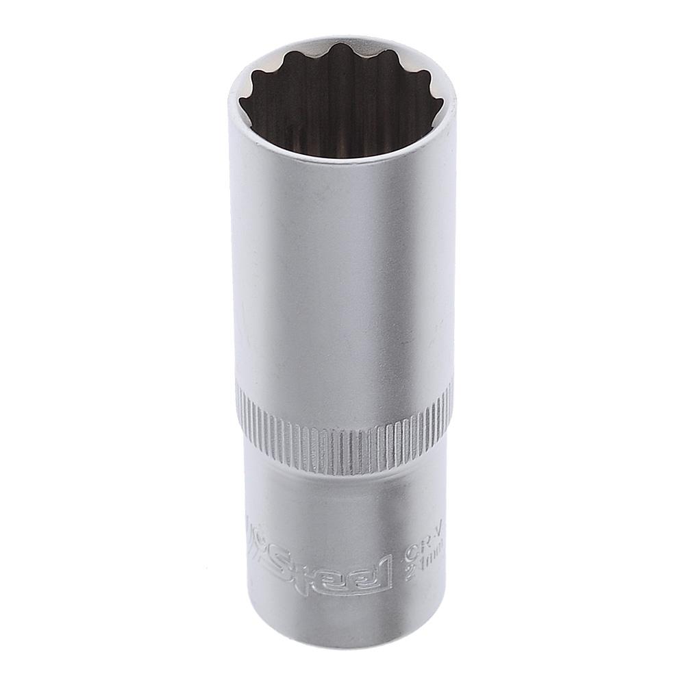 

Головка AVSTEEL размер 21мм, H 76мм, S 1/2'' (AV-521221), размер 21мм, H 76мм, S 1/2'' (AV-521221)