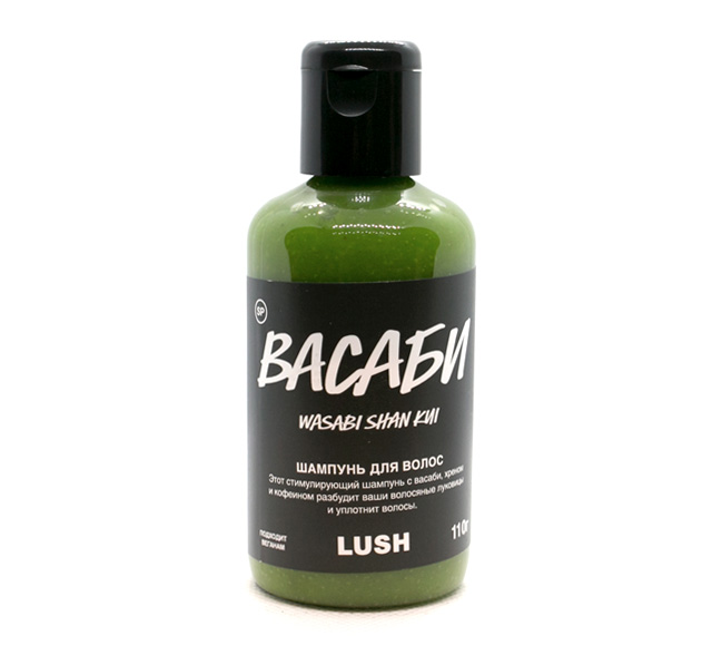 фото Шампунь для волос lush wasabi shan kui/васаби 110г