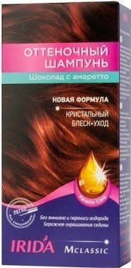 

Оттеночный шампунь IRIDA M Classic шоколад с амаретто 75 мл