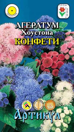 

Семена агератум Артикул Конфетти 1 уп.