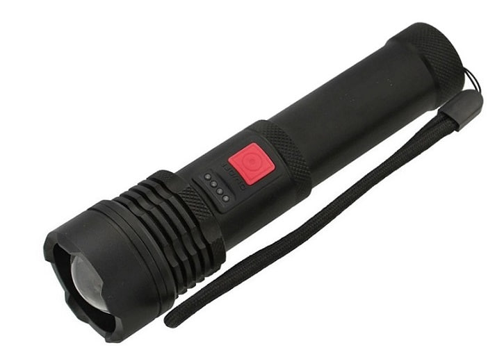 Ручной фонарик YYC-X72-P90, черный