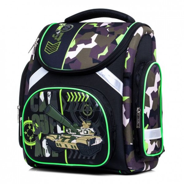 

Ранец детский Hatber COMPACT PLUS Милитари, Милитари