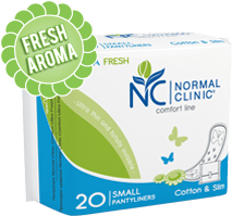 Прокладки ежедневные Comfort Ultra cotton&slim Small NORMAL Clinic, 20 шт
