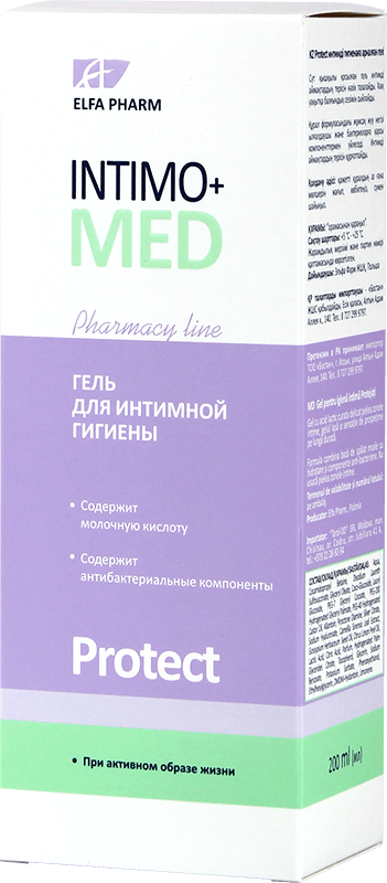 

Гель для интимной гигиены Intimo+Med Protect 200 мл