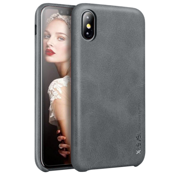 фото Чехол x-level vintage series для iphone x / xs grey epik