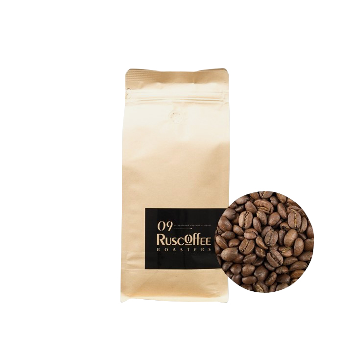 

Кофе в зернах Espresso'9 Смесь Бурунди и Колумбии, Кофе в зернах Ruscoffee'9