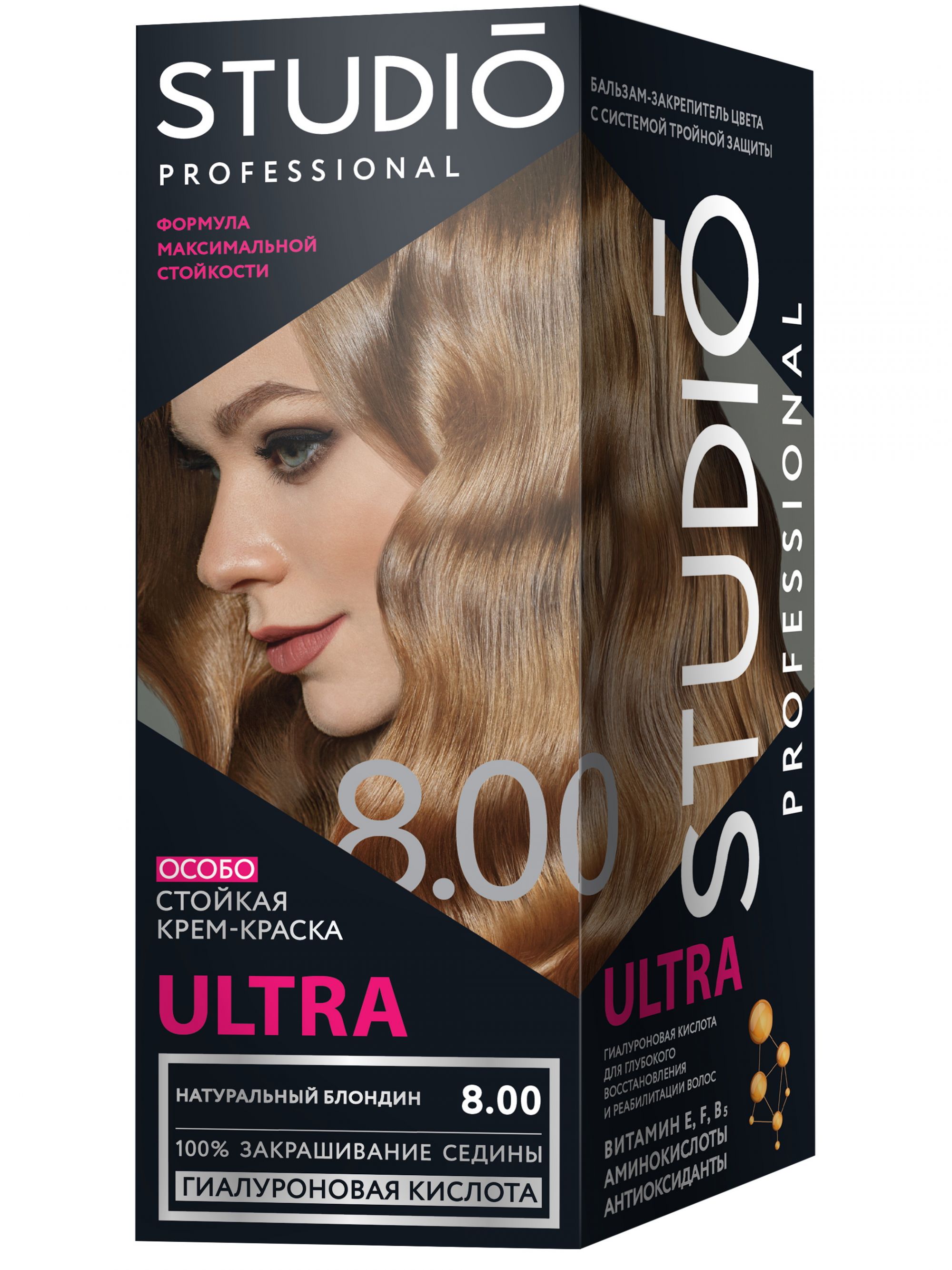

Комплект ULTRA STUDIO PROFESSIONAL 8.00 натуральный блондин 2*50+15 мл