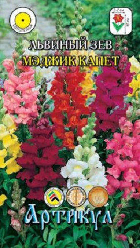 

Семена львиный зев Артикул Мэджик капет 1 уп.