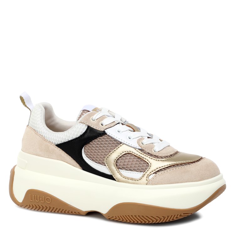 

Кроссовки женские Liu Jo BA3069 бежевые 41 EU, Бежевый, BA3069
