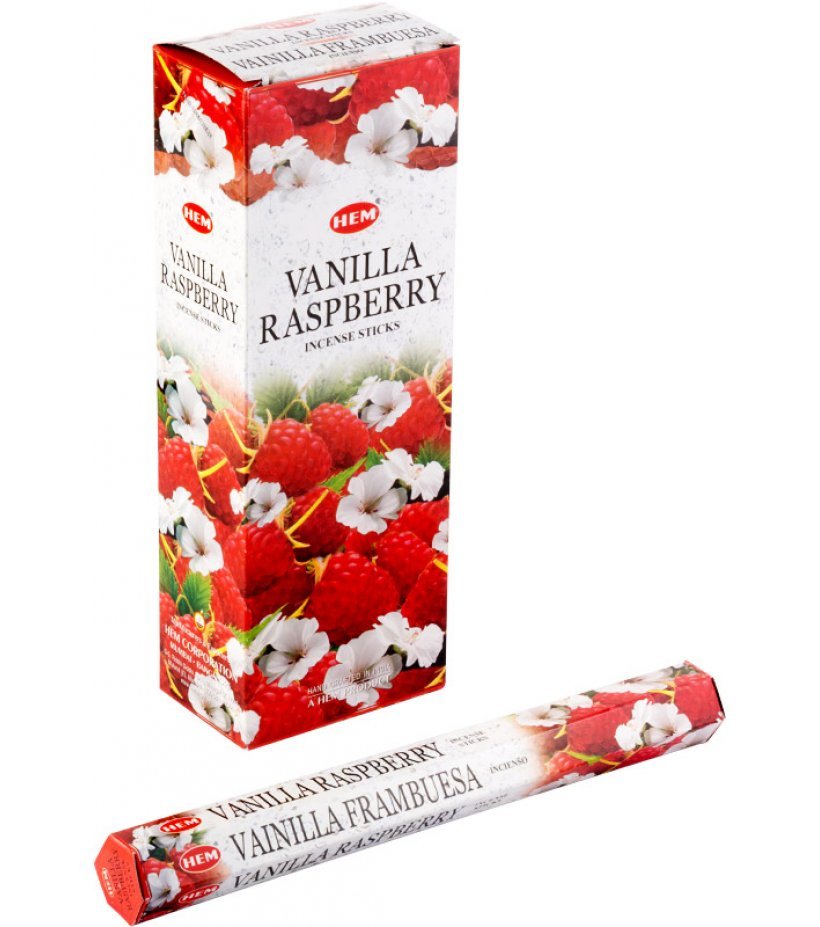 

Индийские благовония HEM Vanilla-raspberry (ваниль-малина) 20шт