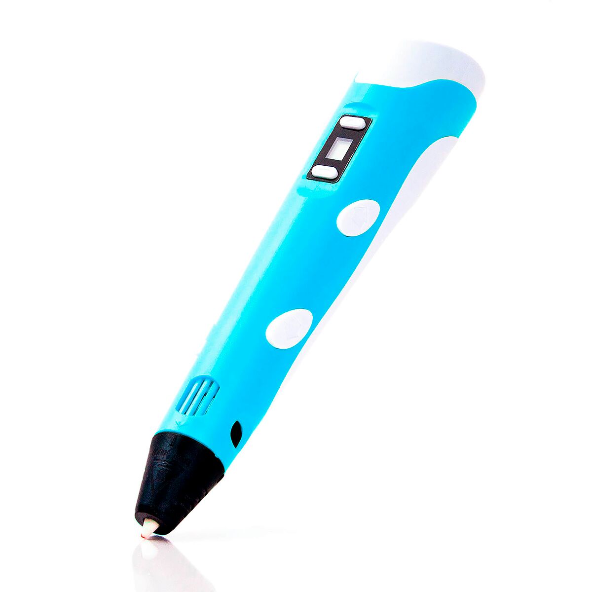 фото 3d ручка spider pen plus с жк дисплеем 2100b голубой