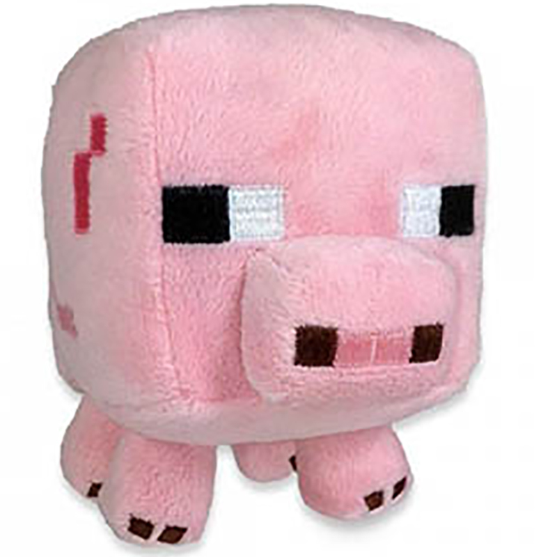 фото Мягкая игрушка minecraft baby pig поросенок 18см