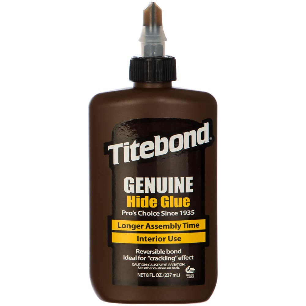 фото Протеиновый клей, эффект состарившегося дерева titebond liquid hide glue 5013