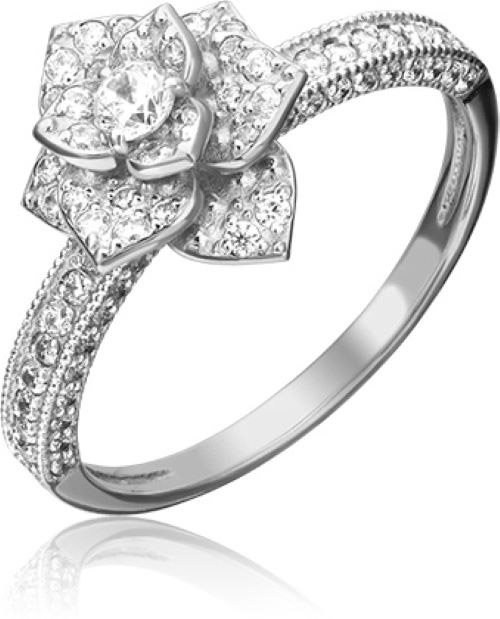 

Кольцо из белого золота р.  PLATINA jewelry 01-4285-00-401-1120-32, фианит, 01-4285-00-401-1120-32