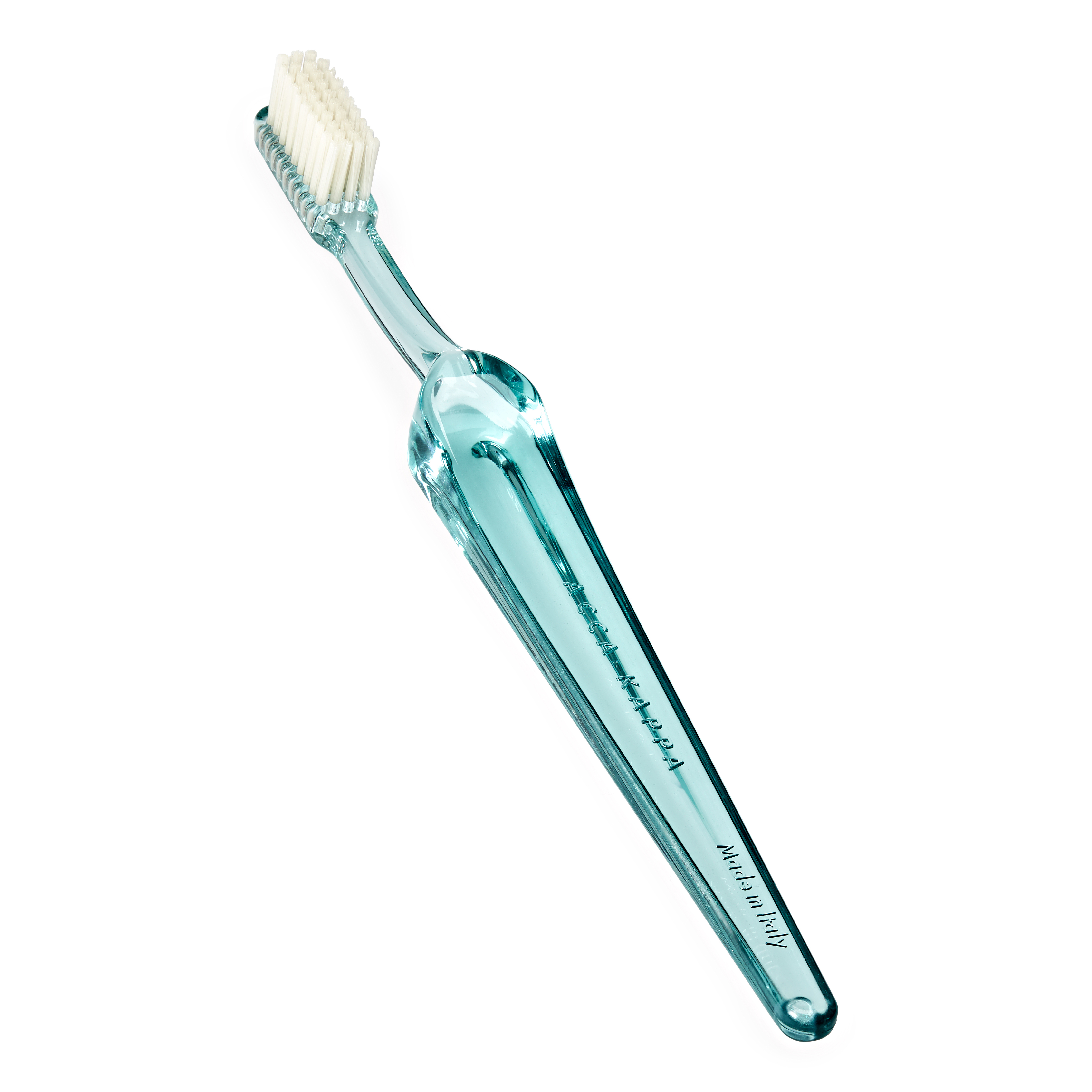 Зубная щетка ACCA KAPPA  с нейлоновой щетиной средней жесткости цвет Aquamarine зубная щетка acca kappa с нейлоновой щетиной мягкая