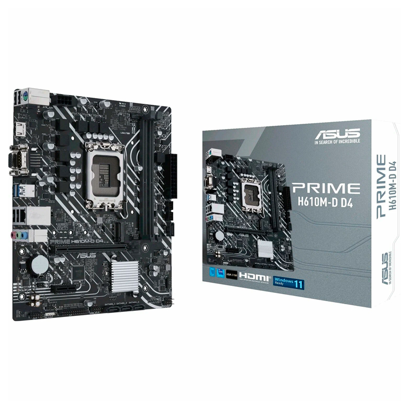

Материнская плата ASUS PRIME H610M-D D4, PRIME H610M-D D4