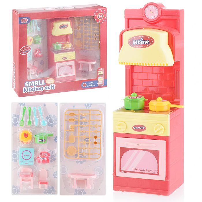 

Игровой набор Y8845 Кухня в коробке, Розовый