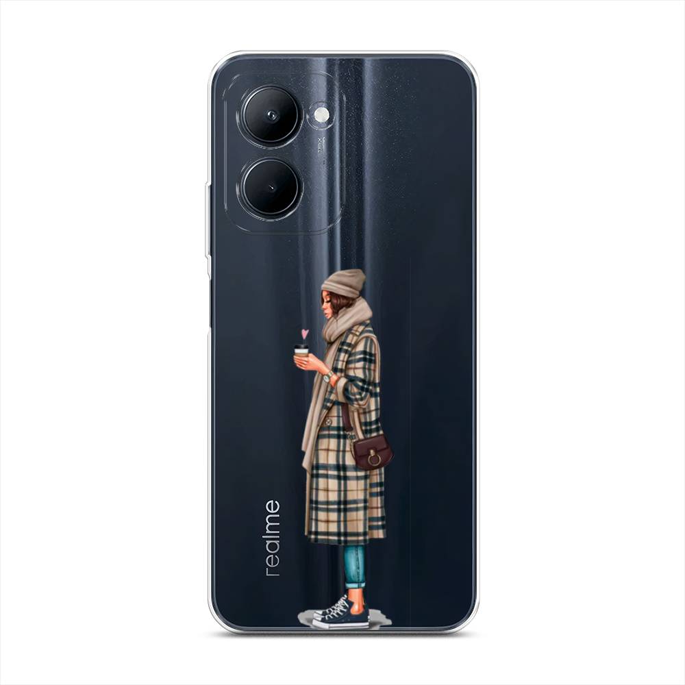 

Чехол для Realme C33 "Утренний кофе", Коричневый;бежевый, 2511350-6