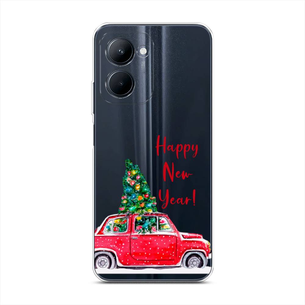 

Чехол для Realme C33 "Happy New Year", Красный;зеленый, 2511350-5