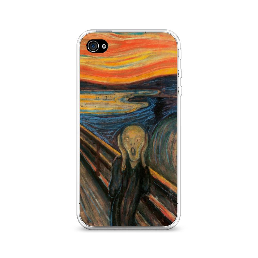 

Чехол Awog на Apple iPhone 4 / Айфон 4 "Крик", Разноцветный, 10150-9