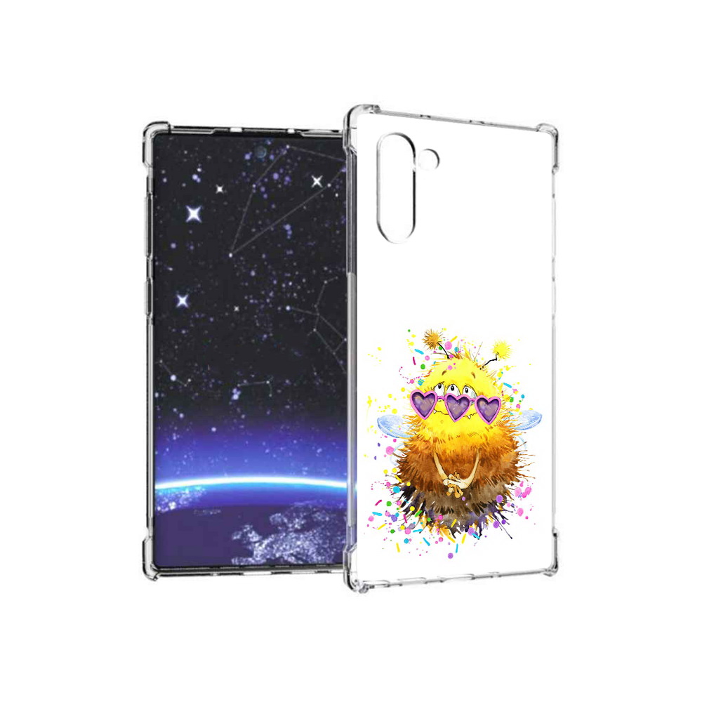 

Чехол MyPads Tocco для Samsung Galaxy Note 10 Пушитый шмель (PT135782.511.143), Прозрачный, Tocco