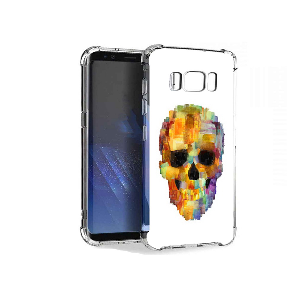 

Чехол MyPads Tocco для Samsung Galaxy S8+ нарисованный череп, Tocco