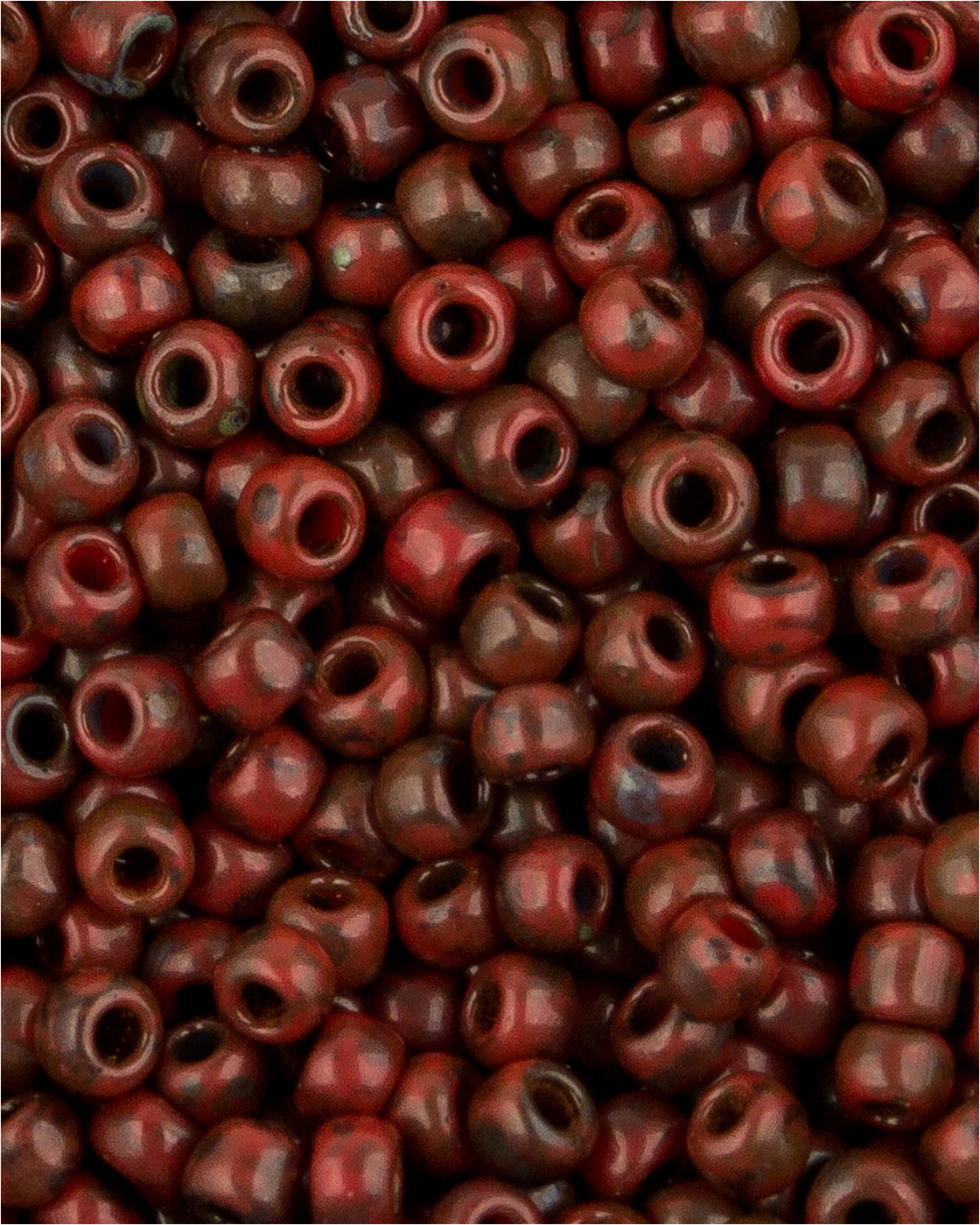 

Бисер Toho, размер 11/0, Hybrid Матовый красно-коричневый пикассо Y304F, 10 гр, Разноцветный, Toho Round