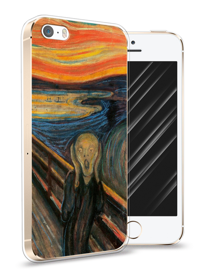 

Чехол Awog на Apple iPhone 5 / Айфон 5 "Крик", Разноцветный, 10350-9