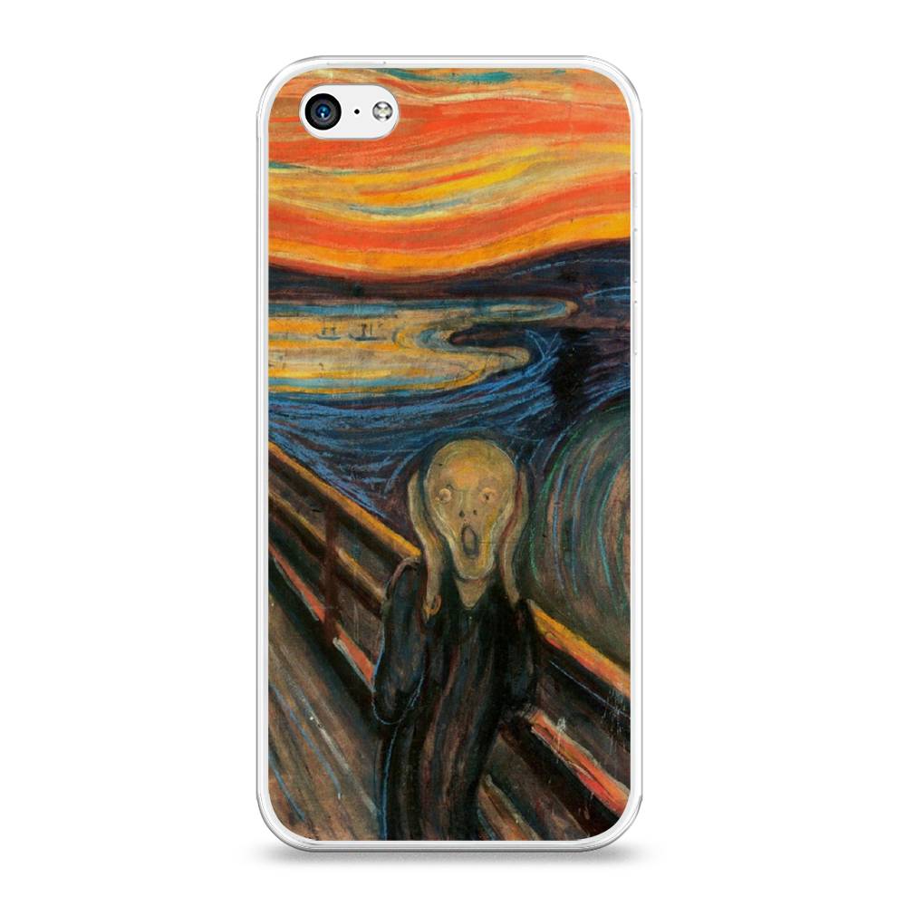 

Чехол Awog на Apple iPhone 5C / Айфон 5C "Крик", Разноцветный, 10250-9