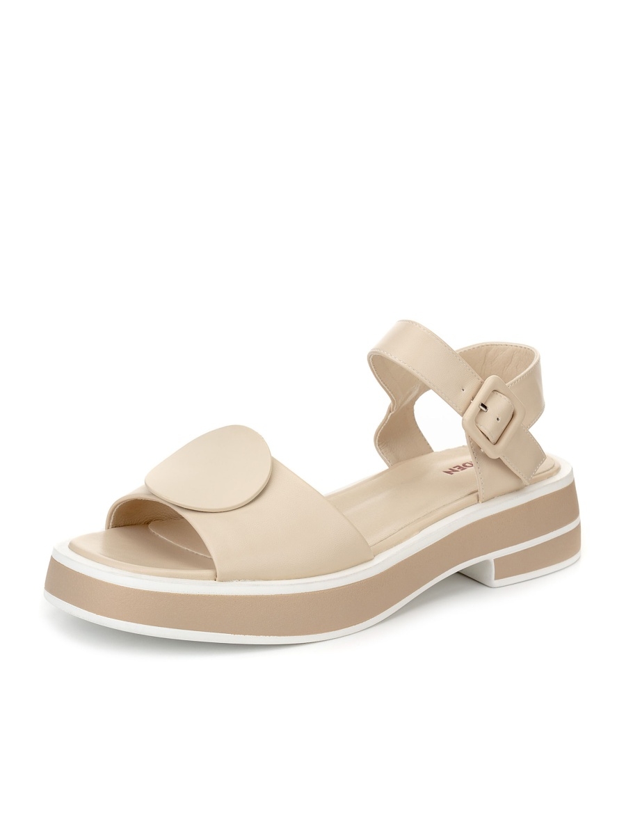 

Босоножки женские ZENDEN 25-21WB-014SS бежевые 39 RU, Бежевый, 25-21WB-014SS