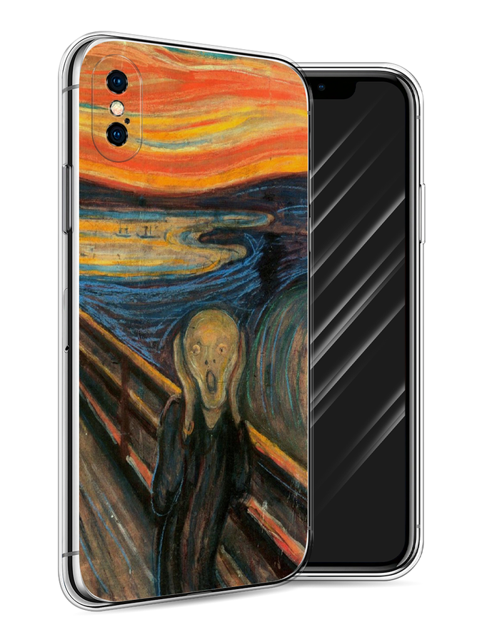 

Чехол Awog на Apple iPhone X (10) / Айфон X (10) "Крик", Разноцветный, 11050-9