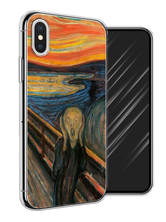

Чехол Awog на Apple iPhone XS (10S) / Айфон XS (10S) "Крик", Разноцветный, 11850-9