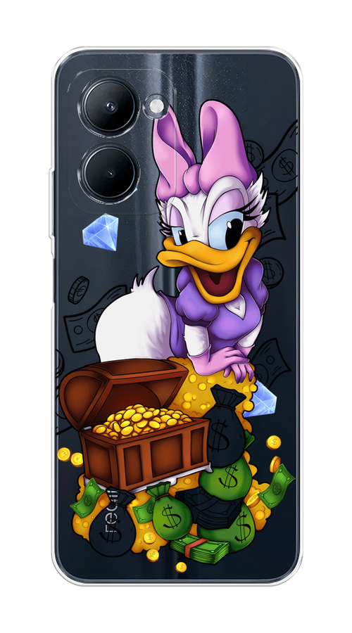 

Чехол на Realme C33 "Rich Daisy Duck", Коричневый;белый;фиолетовый, 2511350-6