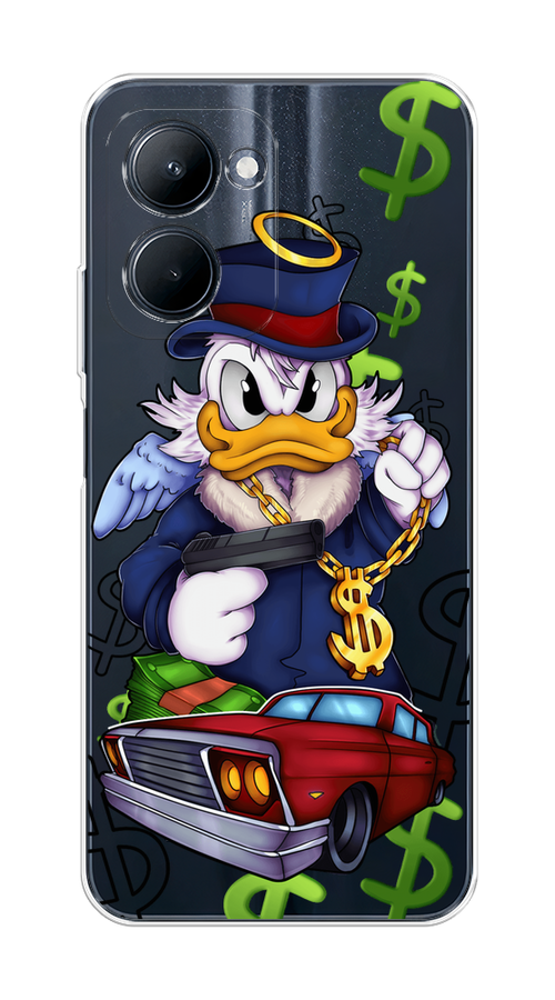 

Чехол на Realme C33 "Scrooge McDuck with a Gold Chain", Красный;синий;белый, 2511350-6