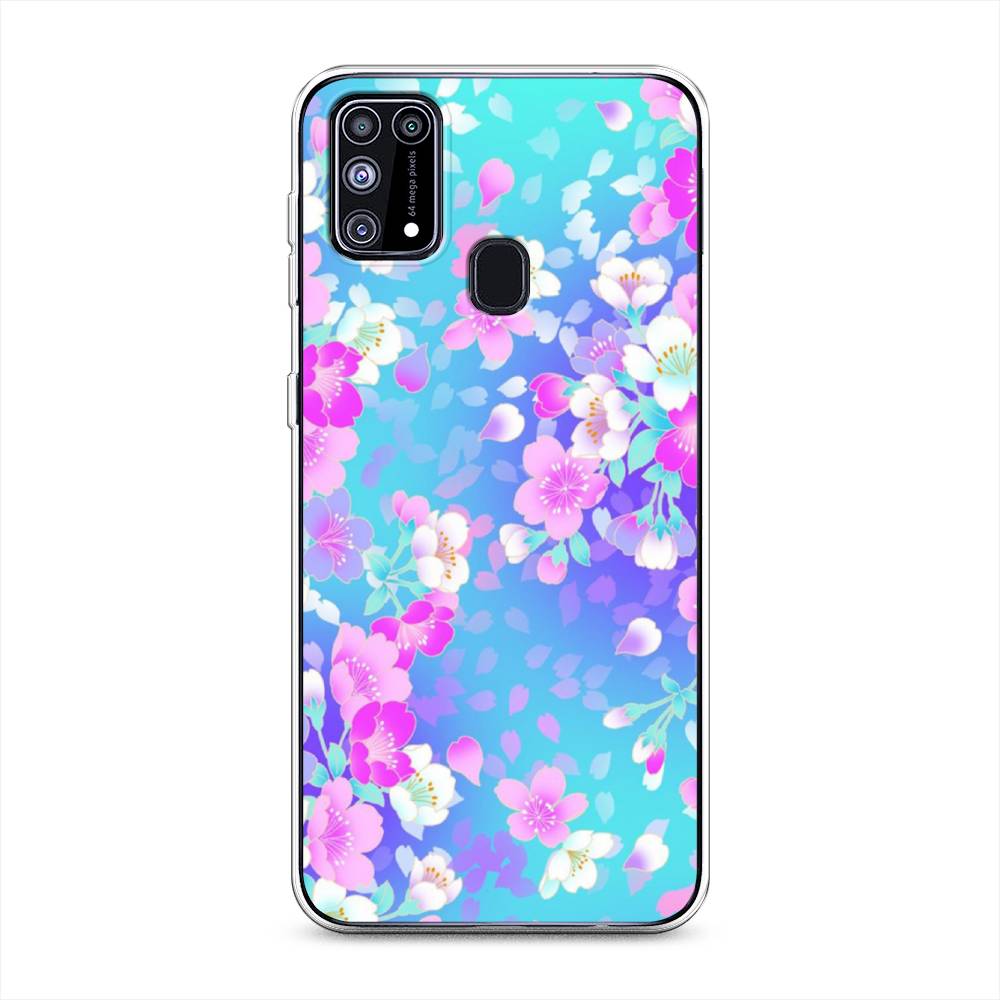 

Чехол Awog на Samsung Galaxy M31 / Самсунг M31 "Яблоневые цветы", Разноцветный, 2100750-8