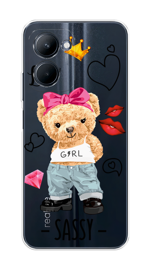 

Чехол на Realme C33 "Sugar Mommy", Голубой;белый;розовый, 2511350-6