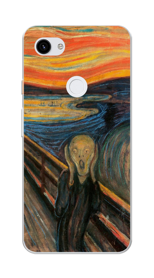 

Чехол Awog на Google Pixel 3A XL "Крик", Разноцветный, 270450-9