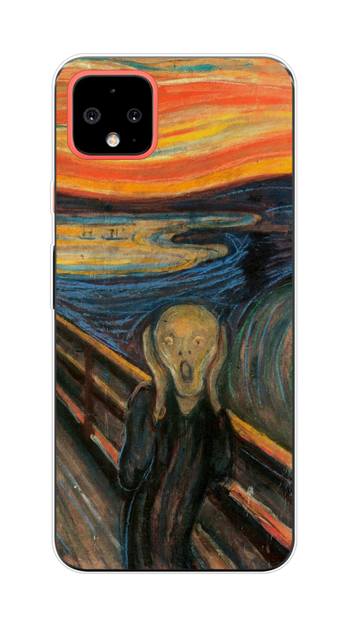 

Чехол Awog на Google Pixel 4 XL "Крик", Разноцветный, 270550-9