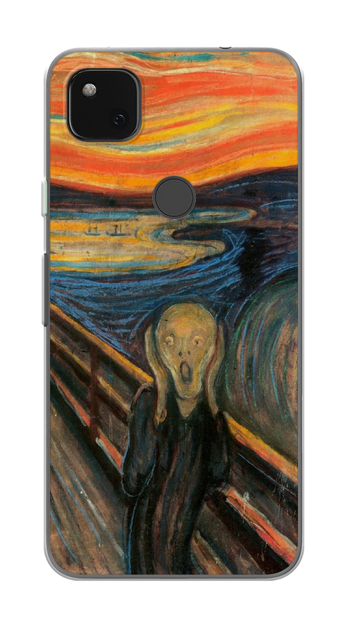 

Чехол Awog на Google Pixel 4A "Крик", Разноцветный, 270650-9