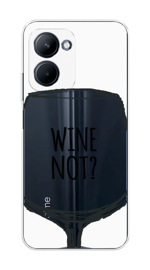 

Чехол на Realme C33 "Wine not white", Белый, 2511350-6