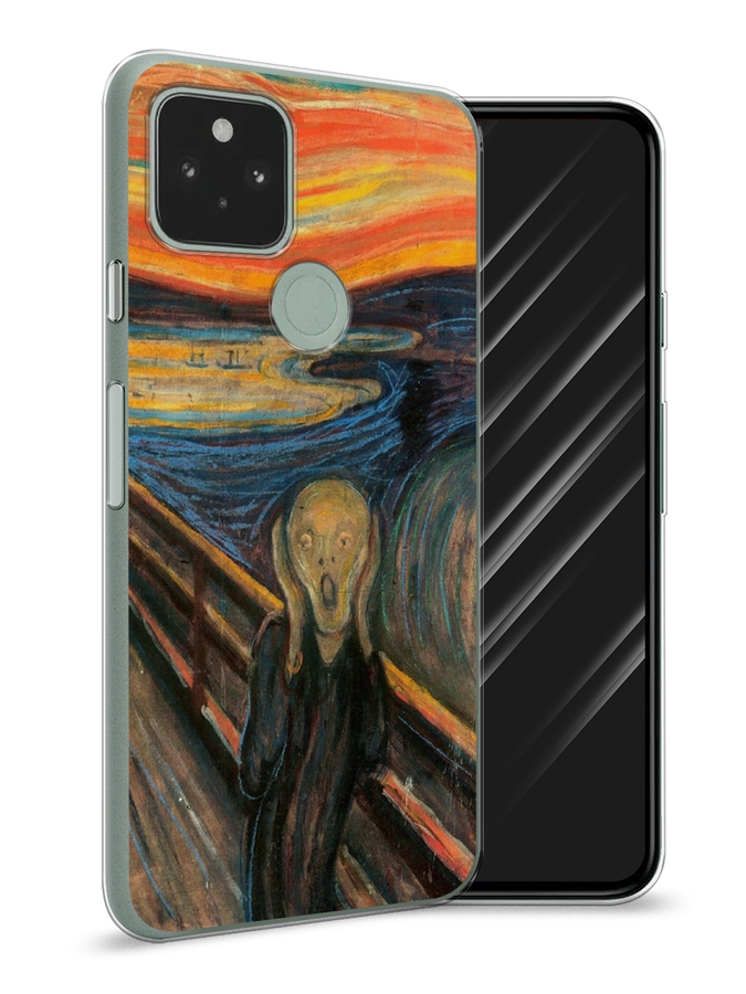 

Чехол Awog на Google Pixel 5A "Крик", Разноцветный, 271050-9