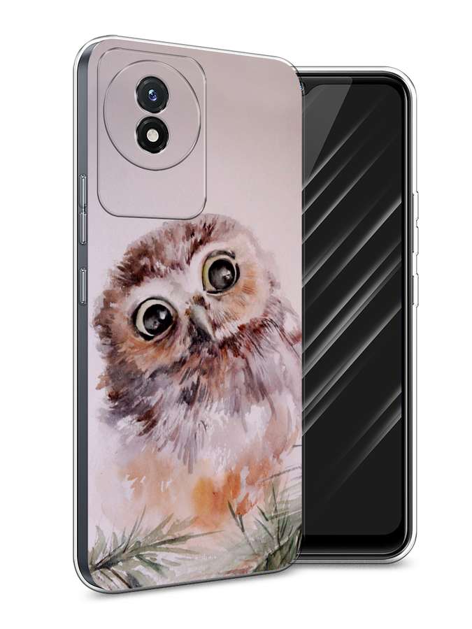 

Чехол Awog на Vivo Y02 "Сова на розовом", Розовый;коричневый, 268150-1