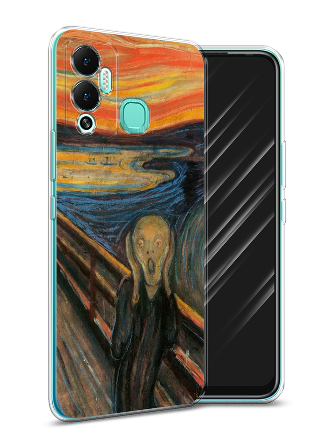 

Чехол Awog на Infinix Hot 12 Play "Крик", Разноцветный, 3101750-9