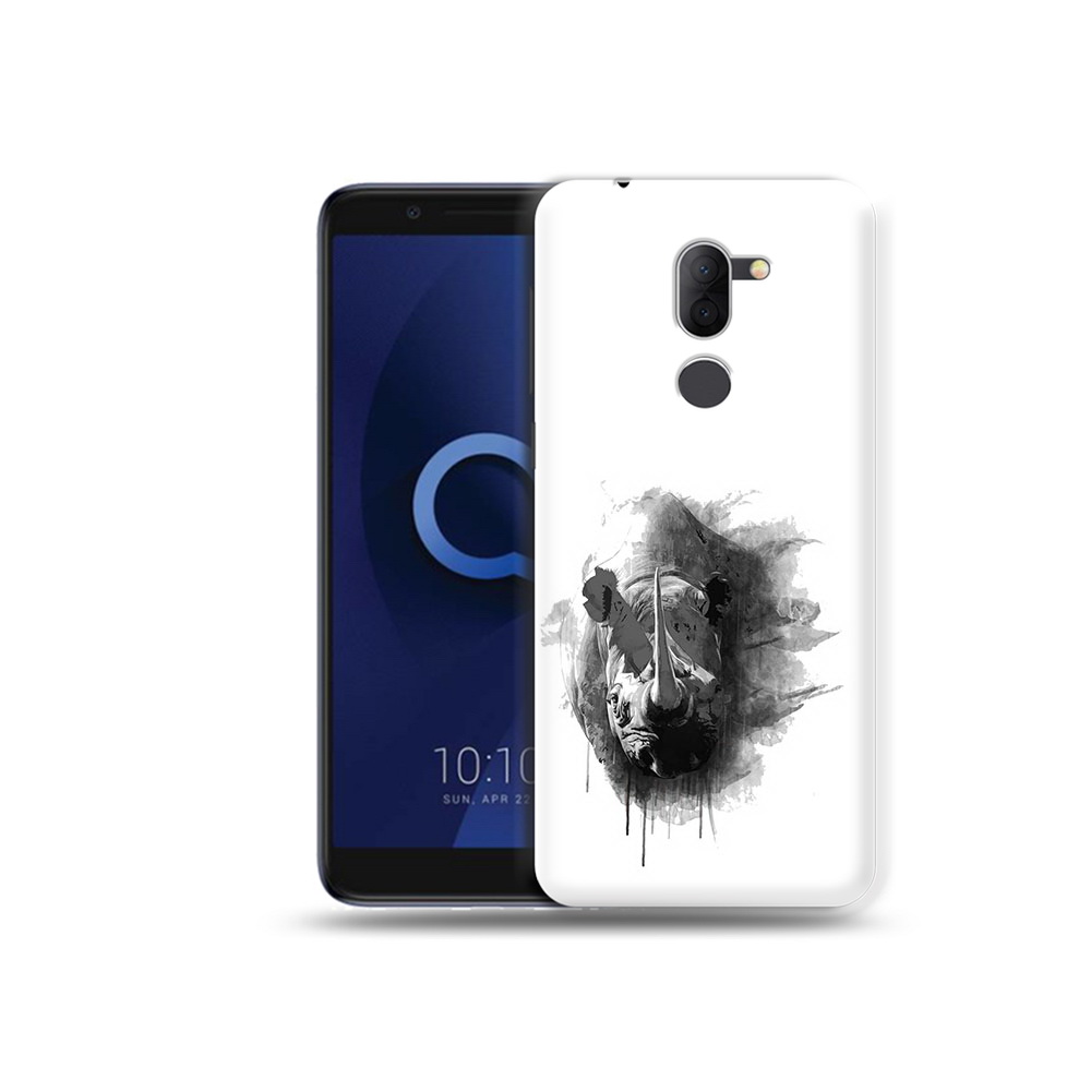 

Чехол MyPads Tocco для Alcatel 3X носорог (PT112114.674.523), Прозрачный, Tocco