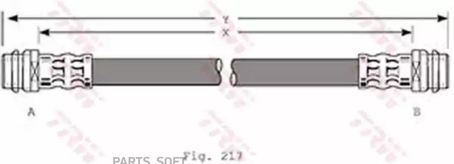 

Шланг тормозной AUDI: A3 1.6/1.8/1.9D 96-02, SKODA: OCTAVIA 1.4/1.6/1.8/1.9D/2.0 99-03, SE