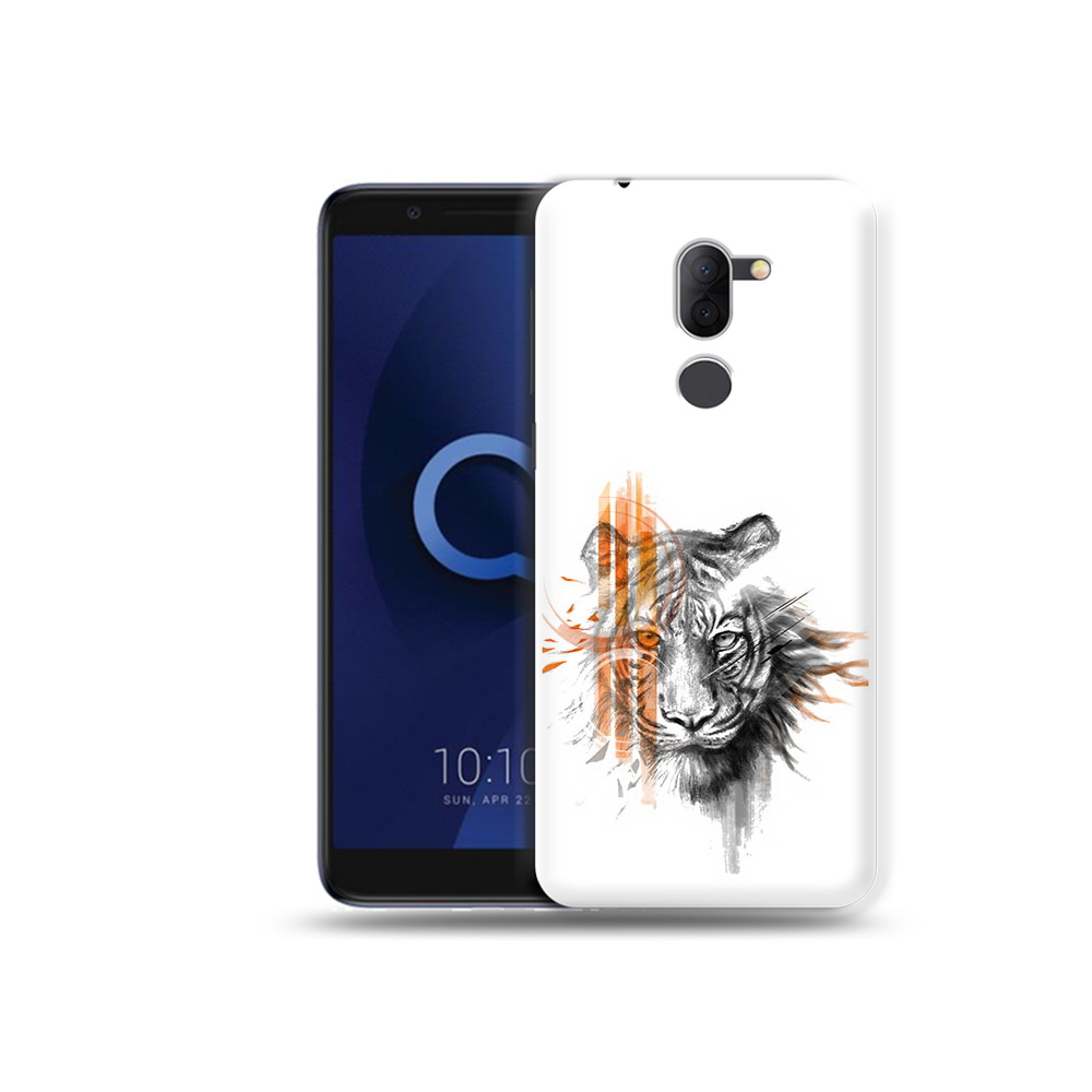 

Чехол MyPads Tocco для Alcatel 3X огненный тигр (PT112114.674.526), Прозрачный, Tocco