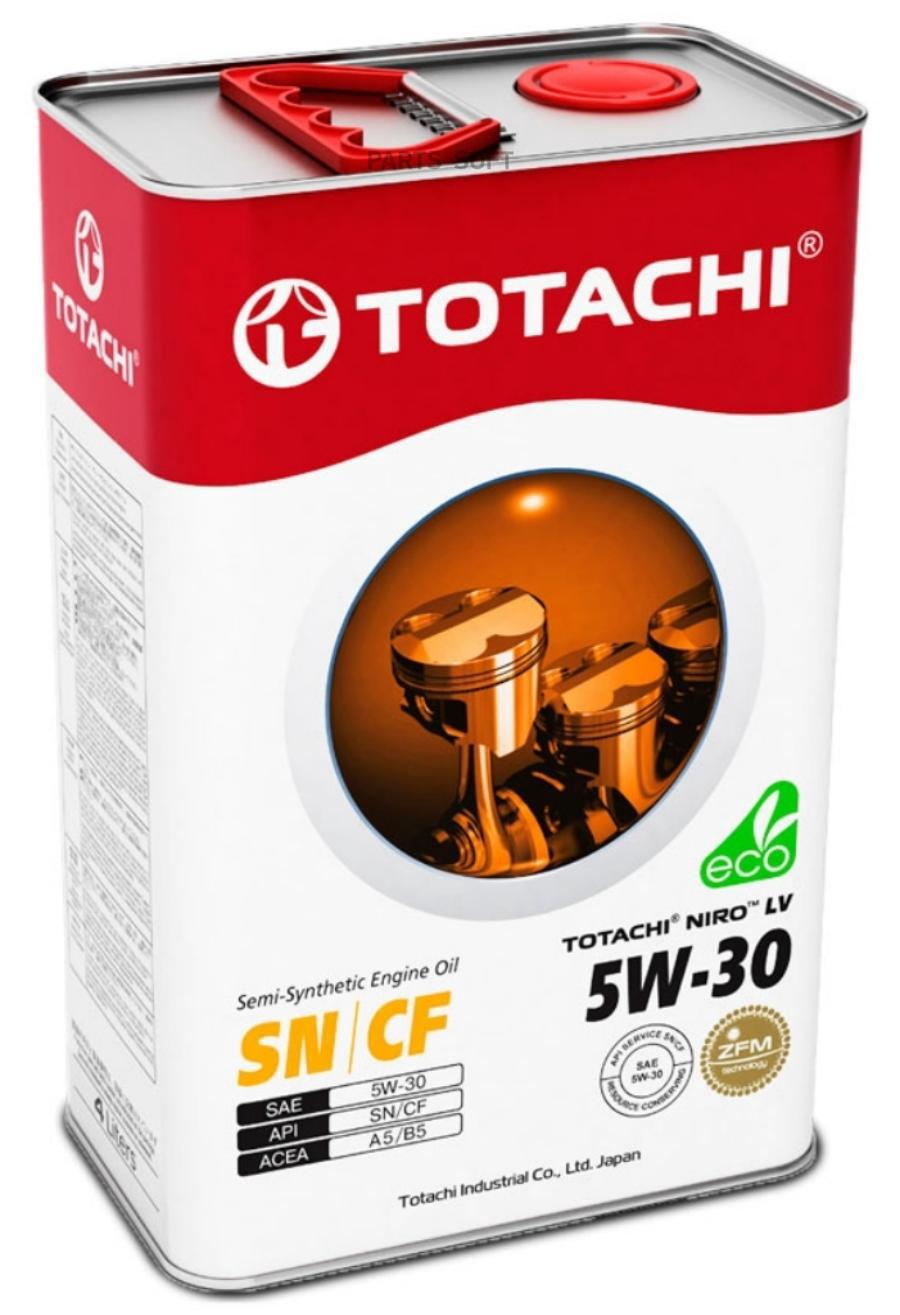 

Моторное масло Totachi Niro Lv Semi-Synthetic Sn/Cf 5w30 4л